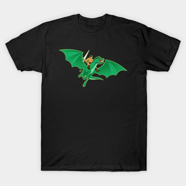 Dragon Rider T-Shirt by jparish